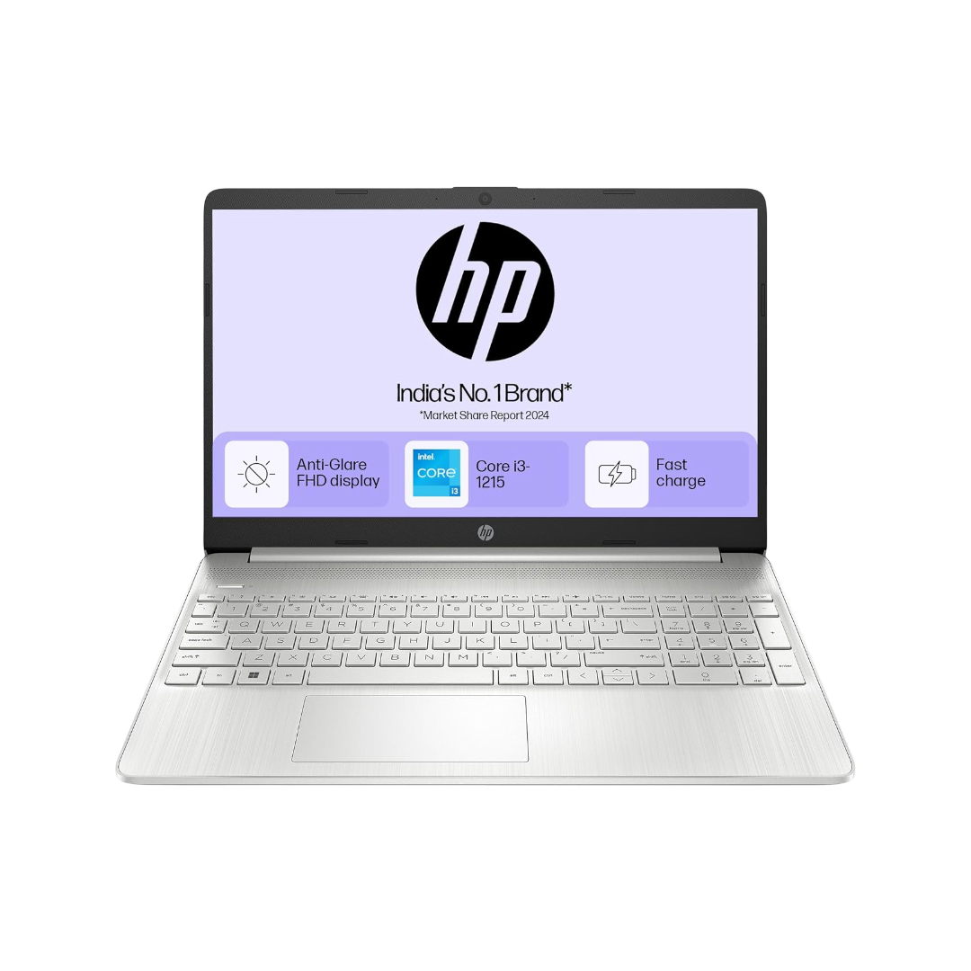 HP 15s, 12th Gen Intel Core i3-1215 Laptop (8GB RAM, 512GB SSD