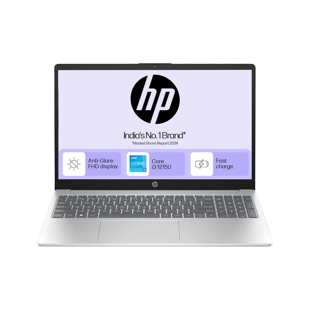 HP 15, 12th Gen Intel Core i3 Laptop (8GB RAM, 512GB SSD),