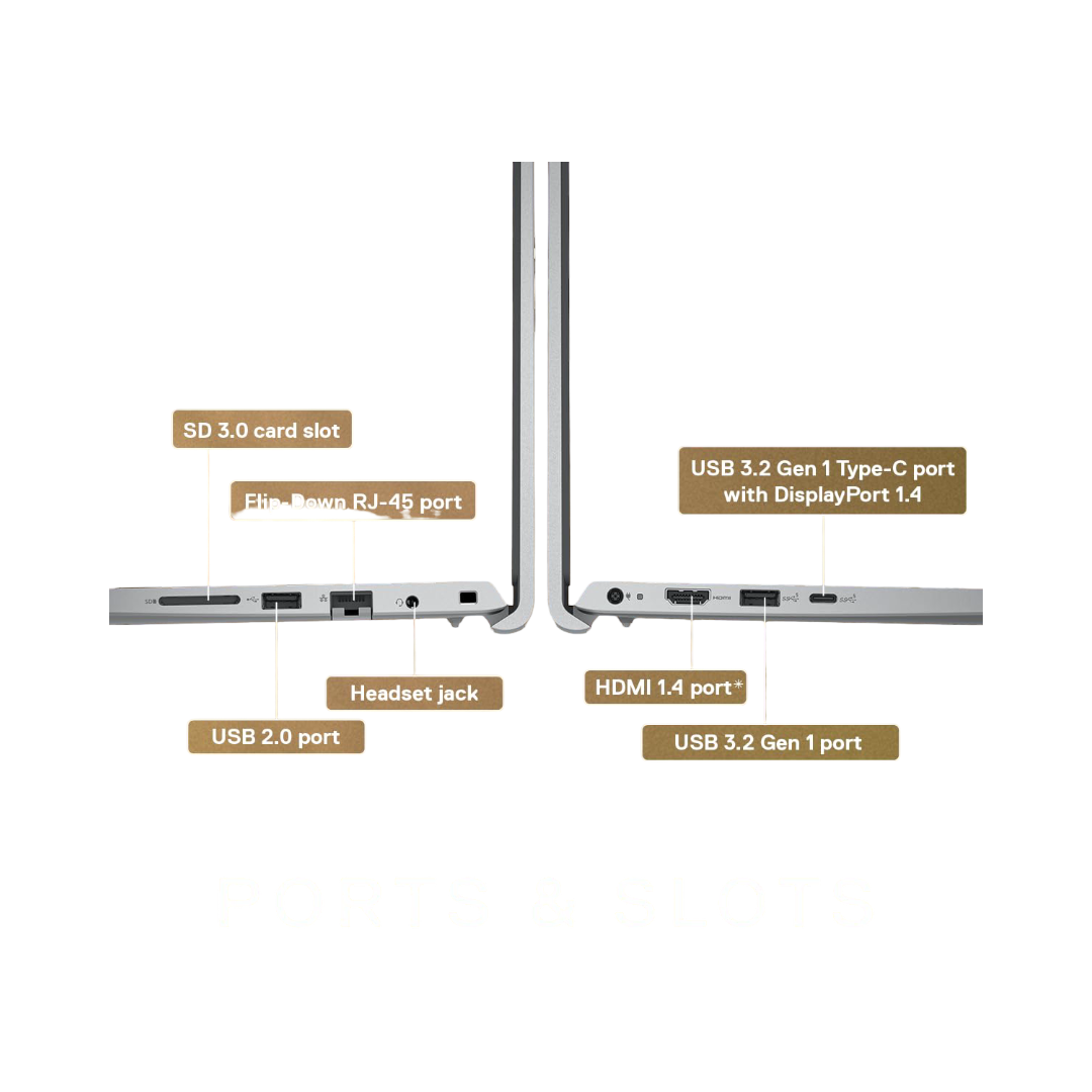 Dell 14 Laptop, Intel 13th Generation Core i5-1334U Processor, 8GB DDR5 & 512GB SSD, 14"(35.52cm) FHD+ AG 250nits, Windows 11 + MSO'21 + 15 Month Mcafee Antivirus, Titan Grey, Thin & Light- 1.55kg