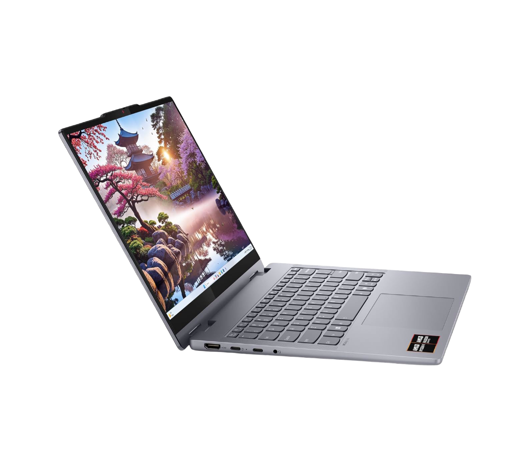 Lenovo IdeaPad 5 2-in-1 Intel Core Ultra 5 225H (16GB RAM/1TB SSD/14 (35.5cm)/WUXGA IPS/Windows 11/Office Home 2024/Lenovo Digital Pen 2/1Yr ADP/Grey/1.6Kg), 83KR000HIN Convertible Laptop