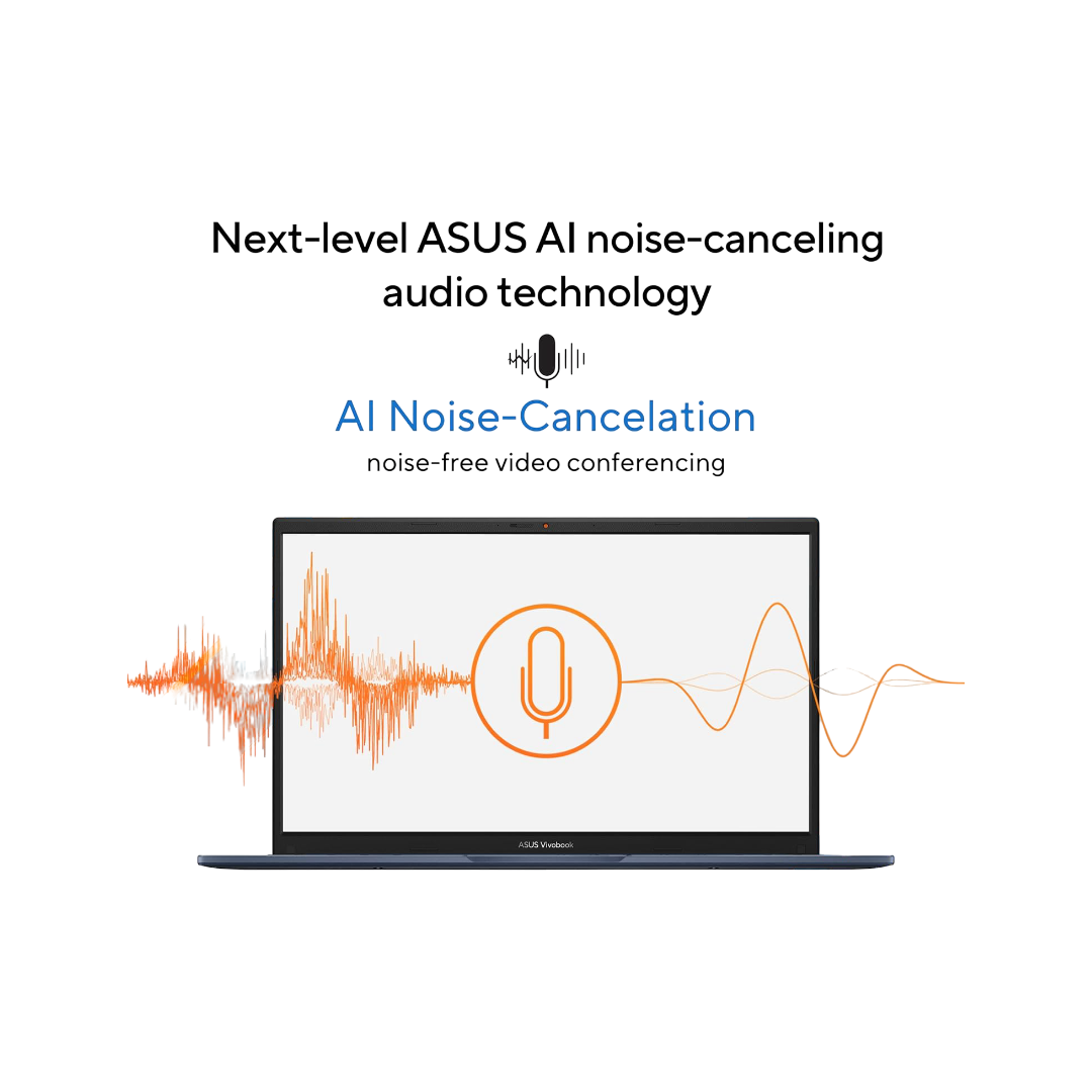 ASUS Vivobook 15, (i5 14th Gen) Intel Core 5 120U,Thin & Light Laptop (16GB RAM/512GB SSD/FHD/15.6"/60Hz/Backlit Keyboard/Windows 11/Office 2021/Quiet Blue/1.70 kg) X1504VAP-NJ2864WS