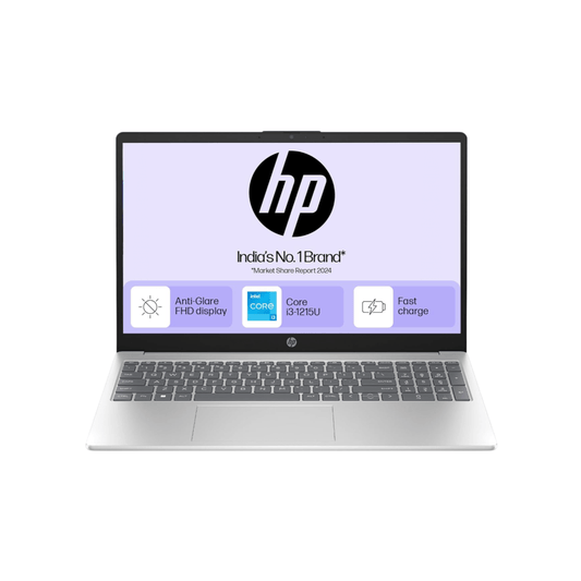 HP 15 Intel Core i3 12Th Gen (8GB Ram/512GB SSD/Fhd/Windows 11/Backlit Keyboard/15.6" (39.6Cm)/Silver/1.59Kg) Fd0063Tu Laptop - FastDeals