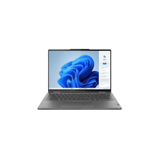 Lenovo Yoga 7 2 - in - 1 AMD Ryzen 7 8840HS 14"(35.5cm) WUXGA OLED 400Nits Convertible Laptop (16GB/1TB SSD/Windows 11/Office Home 2024/100% DCI - P3/Digital Pen/Grey/1.5Kg), 83DK009LIN - FastDeals