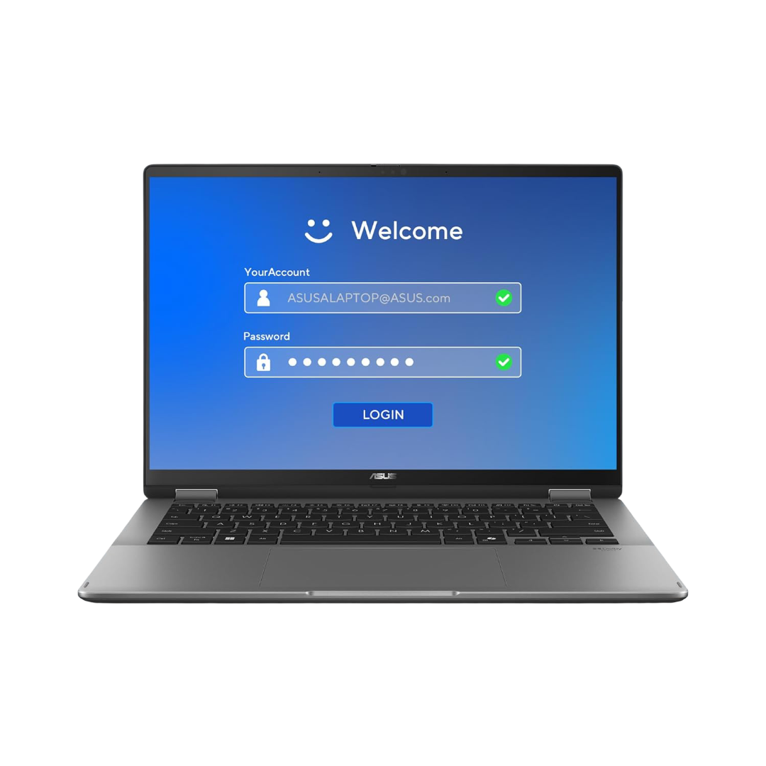 ASUS Vivobook 14 Flip,Intel Core Ultra 7 (Series 2),Copilot+ AI PC(Intel Arc iGPU/47TOPS/16GB/512GB/FHD+ Touch screen/14/Windows 11/M365 Basic (1Year)*/Office Home 2024/Gray/1.57 kg) TP3407SA-QL025WS