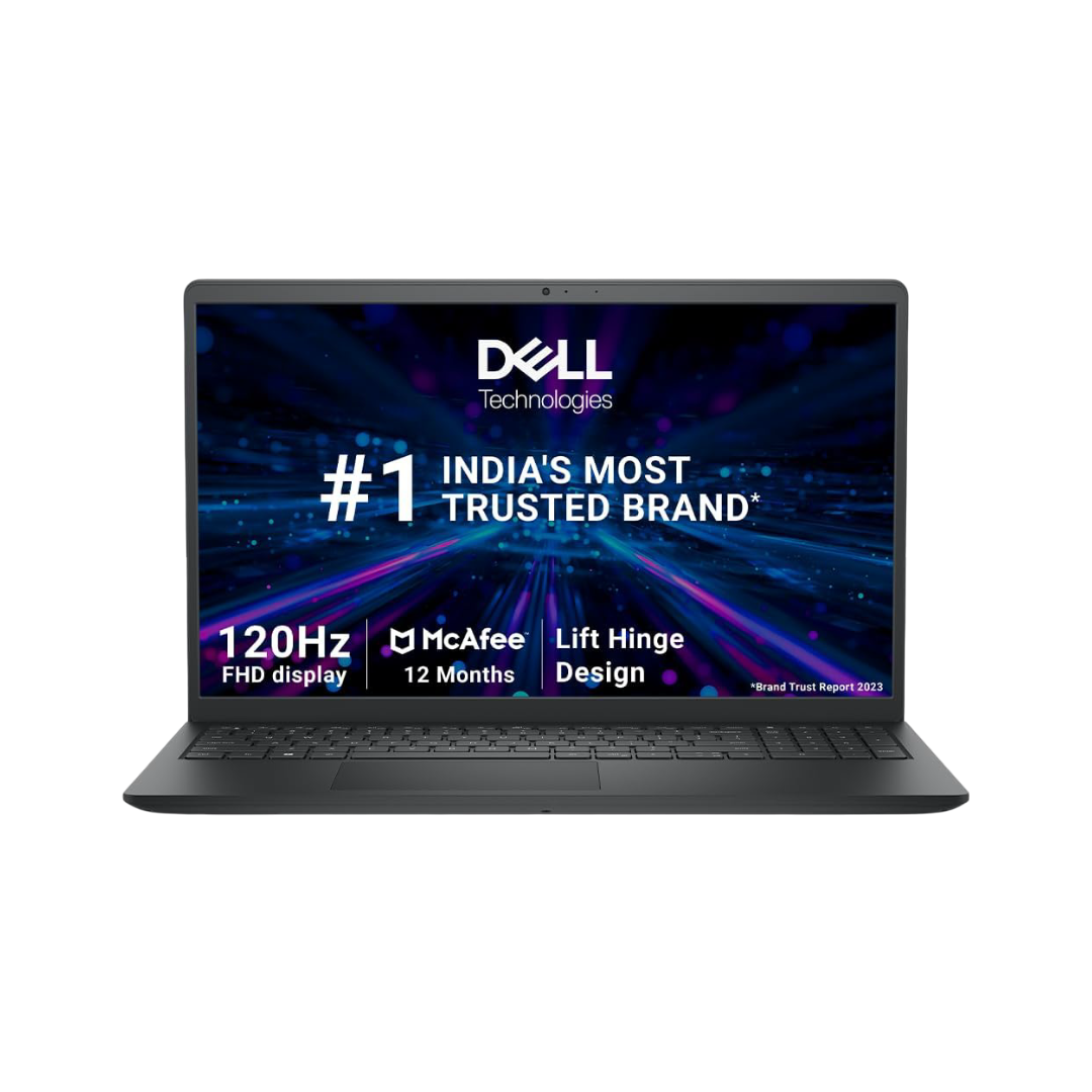 Dell Inspiron 3535, AMD Ryzen 3 7320U Processor, (8GB RAM/512GB SSD/Window 11/MS Office' 21/15.6"(39.62 cm) FHD Display/15 Month McAfee/Carbon Black/1.67kg Thin & Light Laptop