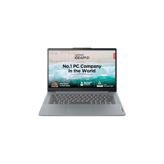 Lenovo IdeaPad Slim 3 AMD Ryzen™ 5 7520U 14" FHD (1920x1080) Anti - Glare Thin and Light Laptop (8 GB/512GB SDD/Windows 11 Home/1Yr Warranty/Arctic Grey/1.37Kg), 82XN006TIN - FastDeals