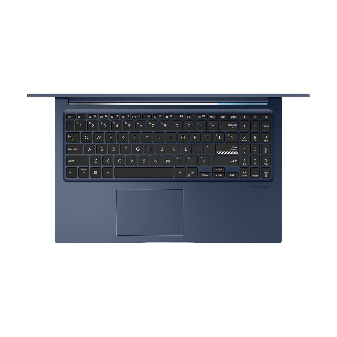 ASUS Vivobook 15, (i5 14th Gen) Intel Core 5 120U,Thin & Light Laptop (16GB RAM/512GB SSD/FHD/15.6"/60Hz/Backlit Keyboard/Windows 11/Office 2021/Quiet Blue/1.70 kg) X1504VAP-BQ1542WS
