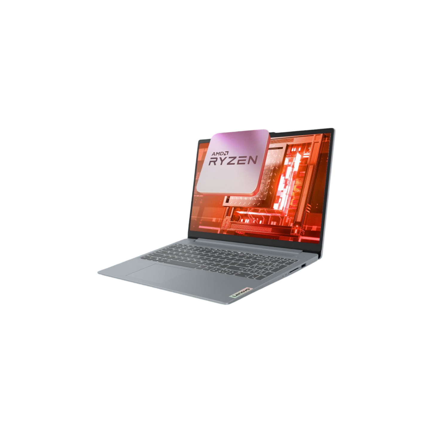 Lenovo IdeaPad Slim 3 AMD Ryzen™ 5 7520U 14" FHD (1920x1080) Anti-Glare Thin and Light Laptop (8 GB/512GB SDD/Windows 11 Home/1Yr Warranty/Arctic Grey/1.37Kg), 82XN006TIN