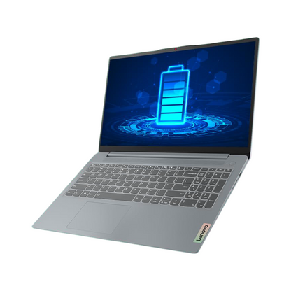 Lenovo IdeaPad Slim 3 Ryzen 5 5625U 15.6" (39.6cm) FHD Thin and Light Laptop (16GB RAM/512GB SSD/Integrated AMD Radeon Graphics/Windows 11/Office Home 2024/Grey/1.6Kg), 82XM00UGIN