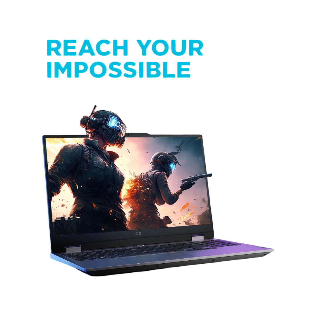 Lenovo Smartchoice LOQ 12th Gen Intel Core i5-12450HX 15.6" (39.6cm) 144Hz 300Nits FHD IPS Gaming Laptop (16GB/512GB SSD/NVIDIA RTX 3050 6GB/Win 11/Non-MSO/3 Mon. Game Pass/Grey/2.4Kg), 83GS003NIN