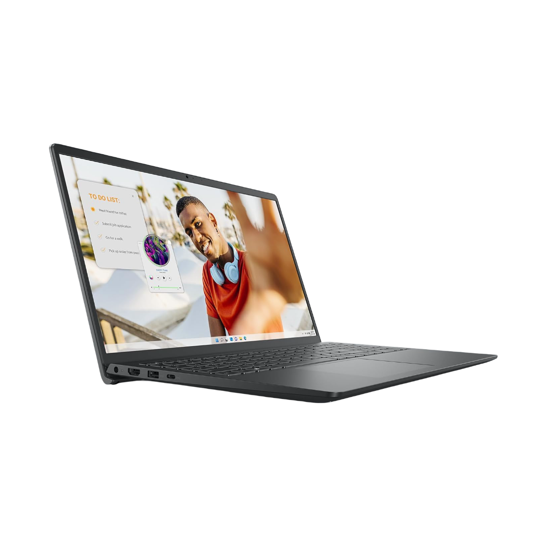 Dell 15 Thin & Light Laptop, 13th Gen Intel Core i3-1305U Processor, 8GB DDR4, 512GB SSD, 15.6" (39.62cm) FHD 120Hz 250 nits, Intel UHD Graphics, Windows 11 + MSO'21, 15 Months McAfee, Black, 1.66kg