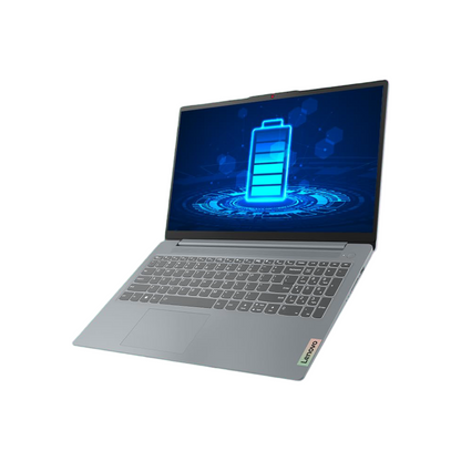 Lenovo IdeaPad Slim 3 Ryzen 7 5825U 15.6" (39.6cm) FHD Thin and Light Laptop (16GB RAM/512GB SSD/Integrated AMD Radeon Graphics/Windows 11/Office Home 2024/Grey/1.6Kg), 82XM0114IN