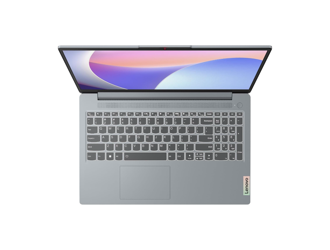Lenovo IdeaPad Slim 3, Intel Core i5-12450H, 12th Gen, 16GB RAM, 512GB SSD, FHD IPS, 15.6"/39.6cm, Windows 11, MSOffice 21, Arctic Grey, 1.6Kg,83ER008GIN,Backlit KB,Alexa Built-in,1 Yr ADP Free Laptop
