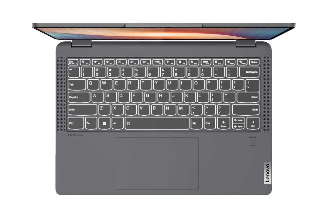 Lenovo Ideapad Flex 5 Ryzen 7 5700U 14" (35.5Cm) WUXGA+ IPS 2-in-1 Laptop AMD(16GB/512GB SSD/Win 11/Office 2021/Backlit KB/Fingerprint/FHD Camera/Alexa/3 Month Game Pass/Storm Grey/1.5Kg), 82R900HFIN