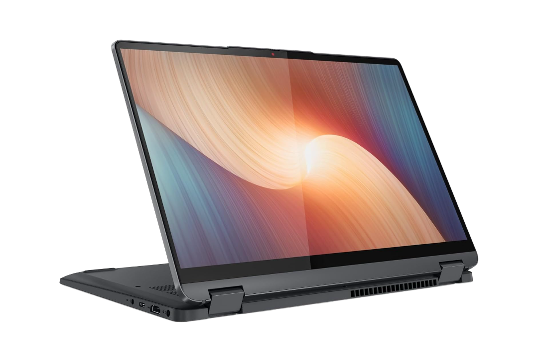 Lenovo Ideapad Flex 5 Ryzen 7 5700U 14" (35.5Cm) WUXGA+ IPS 2-in-1 Laptop AMD(16GB/512GB SSD/Win 11/Office 2021/Backlit KB/Fingerprint/FHD Camera/Alexa/3 Month Game Pass/Storm Grey/1.5Kg), 82R900HFIN