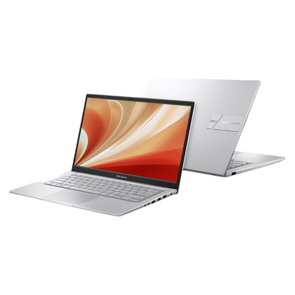 ASUS Vivobook 14 (2025), Intel Core 5 120U, 8GB RAM, 512GB SSD, FHD, 14", (35.5 cm), Windows 11 Home, M365 Basic(1 Year)* Office 2024, Cool Silver, 1.4 Kg, X1404VAP-EB1521WS, Thin & Light Laptop
