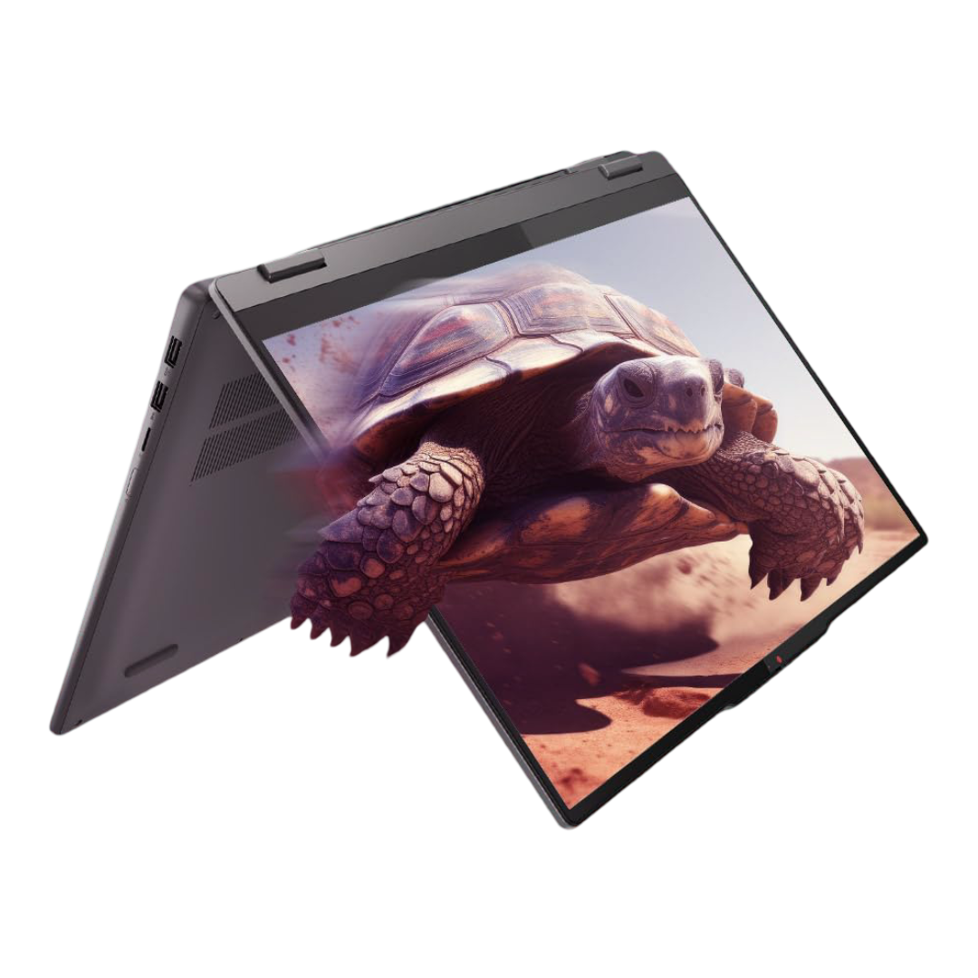 Lenovo Ideapad 5 2-in-1 Intel Core 5 120U 14" (35.5cm) WUXGA IPS 300Nits Convertible Laptop (16GB/512GB SSD/Win 11/Office 21/Backlit KB/FPR/FHD Camera/Alexa/3 Mon. Game Pass/Grey/1.6kg), 83DT004SIN