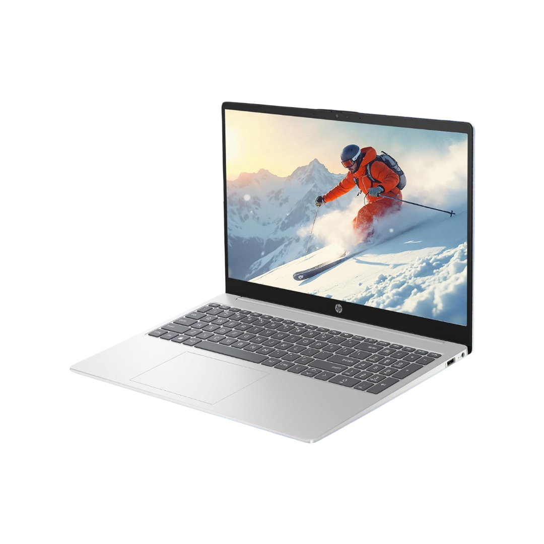 HP 15, Intel Core i5-1334U(13th Gen) Laptop (8GB DDR4,1TB SSD) Anti-Glare, Micro-Edge,15.6''/39.6cm, FHD, Win11, M365 Basic(1yr),Office Home24, Silver,1.59kg, FHD Camera,15-fd0549TU