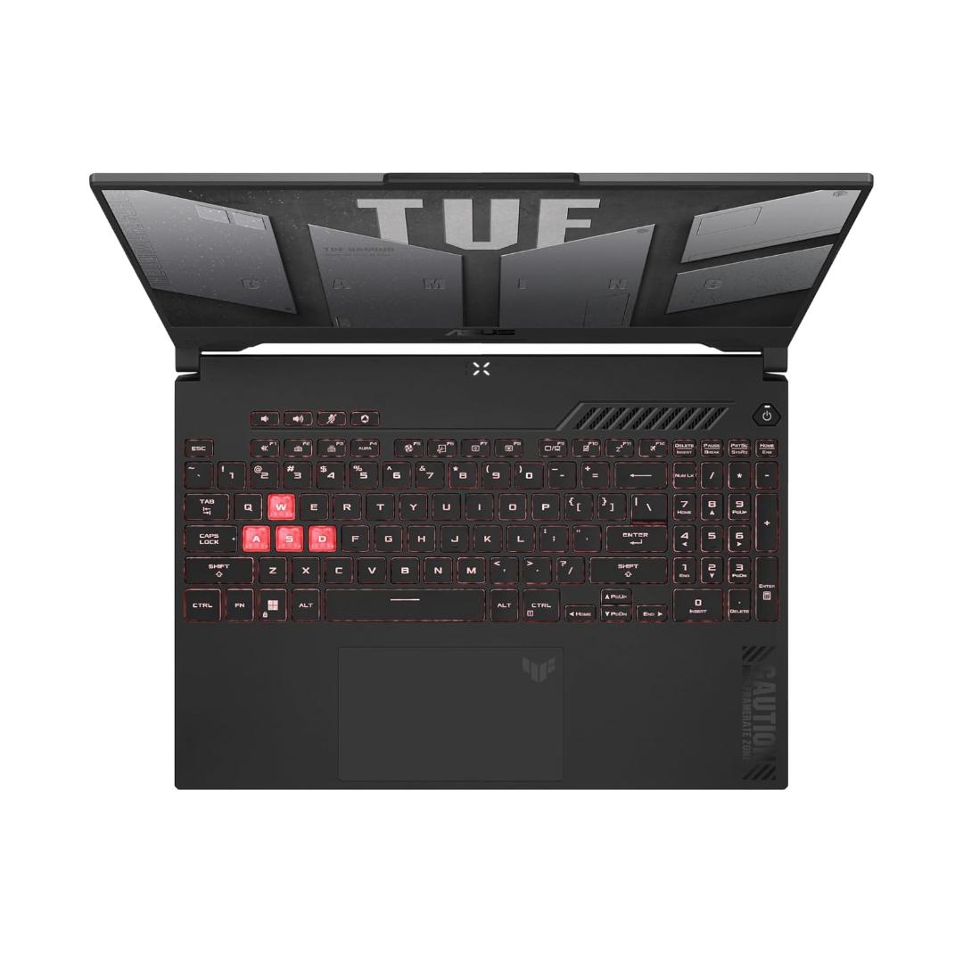 ASUS TUF Gaming F15 Gaming Laptop,Intel Core i7-12700H 12th Gen,4GB NVIDIA GeForce RTX 3050, 15.6-inch(39.62 cms) FHD 144Hz,(16GB RAM /1TB SSD/Windows 11/90WHrs Battery/Gray/2.20 Kg), FX577ZC-HN192W