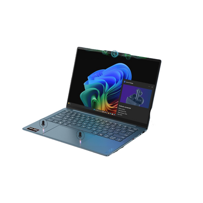 Lenovo Yoga Slim 7 AMD Ryzen AI 7 350 (32GB RAM/1TB SSD/14 (35.5cm)/WUXGA OLED/Copilot+ PC/Windows 11/Microsoft 365 Basic + Office Home 2024 + Lenovo AI Now/1Yr ADP Free/Teal/1.19Kg), 83JY0069IN