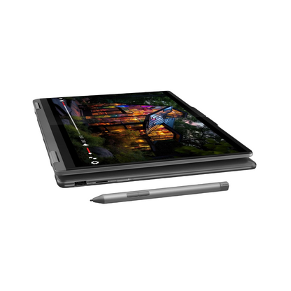 Lenovo Yoga 7 2-in-1 AMD Ryzen 7 8840HS 14"(35.5cm) WUXGA OLED 400Nits Convertible Laptop (16GB/1TB SSD/Windows 11/Office Home 2024/100% DCI-P3/Digital Pen/Grey/1.5Kg), 83DK009LIN