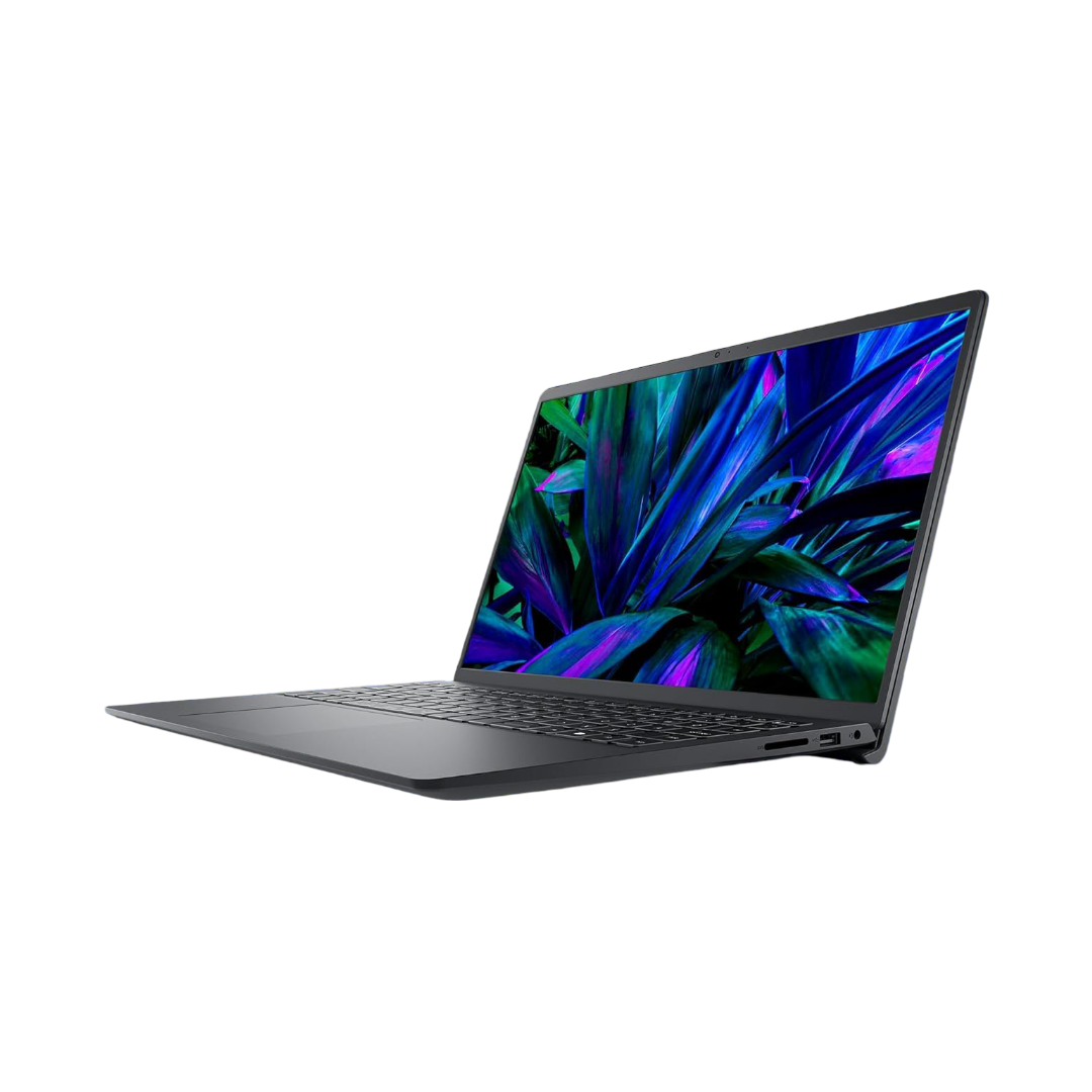 New Dell 15 Laptop, Intel Core 3 100U Processor, 8GB, 512GB,Intel® UHD Graphics Graphics, 15.6" FHD 120Hz IPS 250 nit Display, Standard Keyboard, Win 11 + Office H&S 2024, Carbon Black, 1.63kg