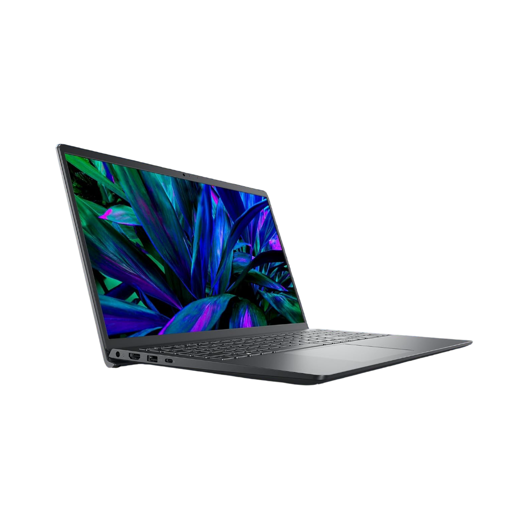 New Dell 15 Laptop, Intel Core 3 100U Processor, 8GB, 512GB,Intel® UHD Graphics Graphics, 15.6" FHD 120Hz IPS 250 nit Display, Standard Keyboard, Win 11 + Office H&S 2024, Carbon Black, 1.63kg