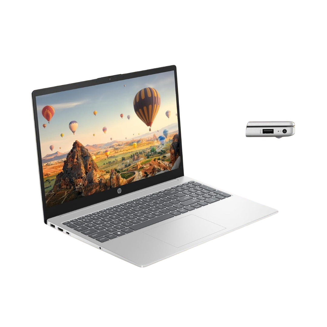 HP 15, Ryzen 5 7530U Laptop (8GB DDR4,512GB SSD) Anti-Glare,15.6''/39.6cm, FHD, Win11, M365 Basic(1yr),Office Home24, Silver,1.59kg, Radeon Graphics, Camera w/Privacy Shutter, fc0388AU