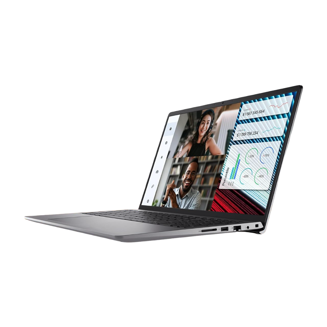 Dell Vostro 13th Gen Laptop Intel, Intel Core i3-1305U, 15.6" FHD 120Hz 250 nits Narrow Border Display, 16GB DDR4 RAM, 512GB, Intel UHD Graphics, Win 11 + Office H&S 2024, Titan Grey, 1.66Kg