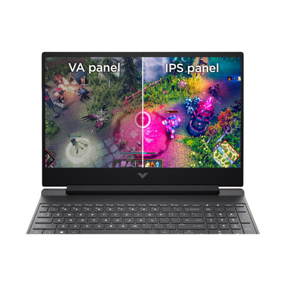 HP Victus, 13th Gen Intel Core i5-13420H, RTX 4050-6GB, 16GB DDR4, 512GB SSD, FHD IPS, 15.6"/39.6cm, 144Hz, Win 11, Office21, Mica Silver, 2.29kg, fa1279TX, Flicker-Free Enhanced Cooling Gaming Laptop