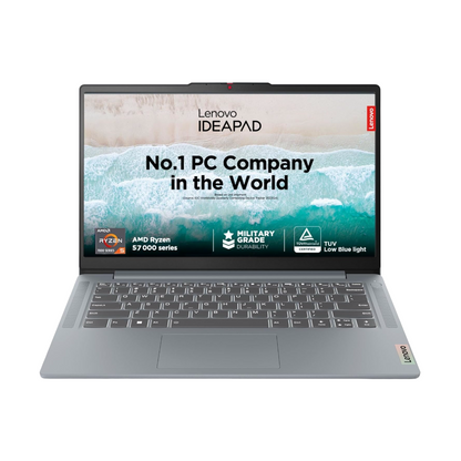 Lenovo IdeaPad Slim 3 AMD Ryzen™ 5 7520U 14" FHD (1920x1080) Anti-Glare Thin and Light Laptop (8 GB/512GB SDD/Windows 11 Home/1Yr Warranty/Arctic Grey/1.37Kg), 82XN006TIN