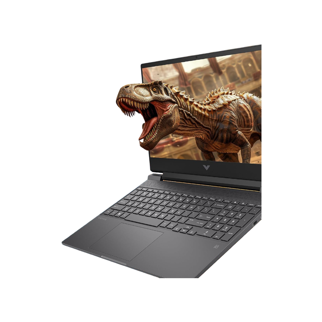 HP Victus, 13th Gen Intel Core i5-13420H, RTX 4050-6GB, 16GB DDR4, 512GB SSD, FHD IPS, 15.6"/39.6cm, 144Hz, Win 11, Office21, Mica Silver, 2.29kg, fa1279TX, Flicker-Free Enhanced Cooling Gaming Laptop