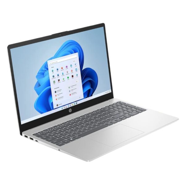 HP Laptop 15, 13th Gen Intel Core i3-1315U, 15.6-inch (39.6 cm), FHD, 8GB DDR4, 512GB SSD, Thin & Light, Intel Iris Xᵉ Graphics, Dual Speakers (Win 11, MSO 2021, Silver, 1.59 kg), fd0006TU
