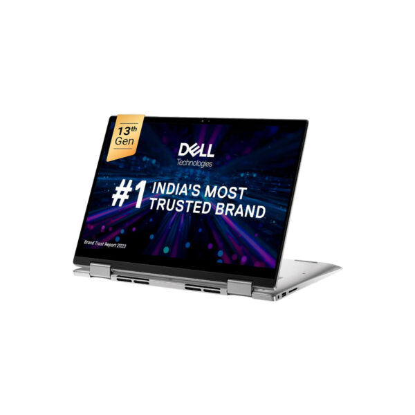Dell Inspiron 7430 2in1 Touch Laptop,Intel Core i5-1335U Processor/8GB/512GB/14.0″ (35.56cm) FHD+ 16:10 Aspect Ratio/Active Pen/Backlit KB + FPR/Win 11+ MSO’21/McAfee 15 Months/Platinum Silver/1.58kg