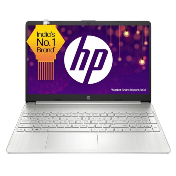 HP Laptop 15s, AMD Ryzen 3 5300U, 15.6-inch (39.6 cm), FHD, 8GB DDR4, 512GB SSD, AMD Radeon Graphics, Thin & Light, Dual Speakers (Win 11, MSO 2021, Silver, 1.69 kg), eq2212AU